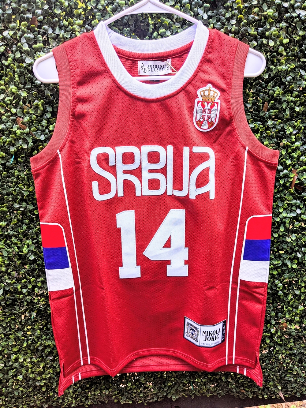 Nikola Jokic Red Serbia Jersey